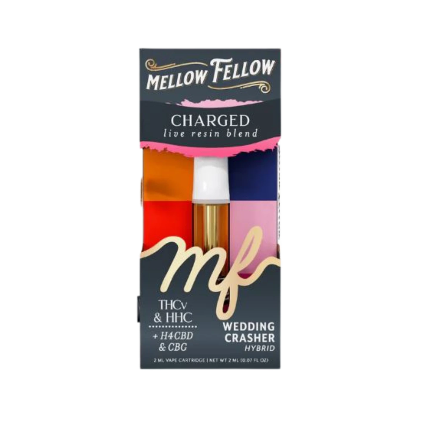 Mellow Fellow 2ml Live Resin Cartridge Wedding Crasher